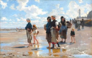 Oyster Gatherers of Cancale 1878