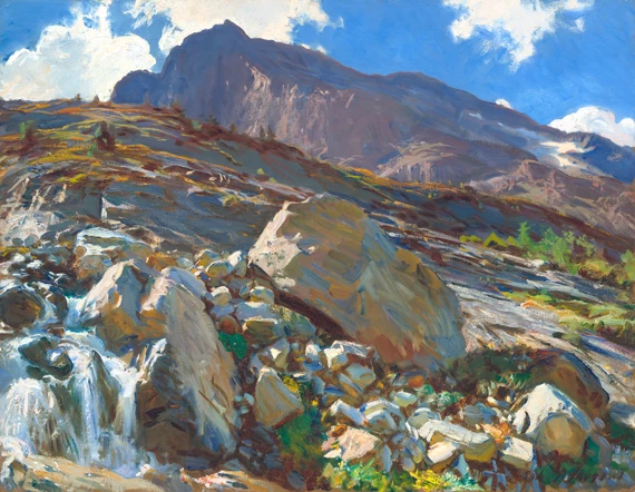 Simplon Pass 1911 by John Singer Sargent, oil painting reproduction on canvas Simplon Pass 1911