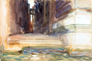 The Calle Della Rosa With the Monte Di Pietà, Venice 1904