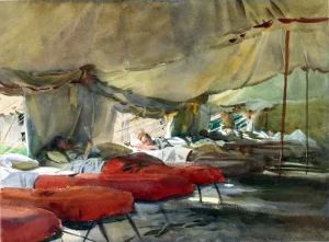 In Hospital Near Roisel 1918