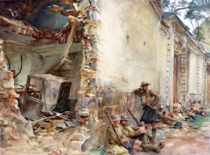 A Street In arras 1918