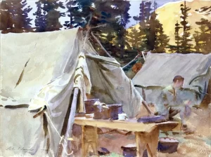 Camp at Lake O'hara 1916