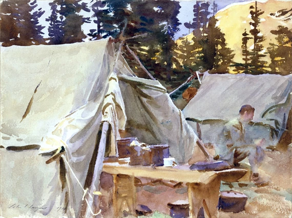 Camp at Lake O'hara 1916