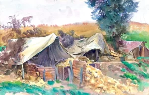 Tents, Bailleulval 1918