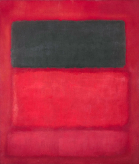 Black Over Reds (Black On Red)