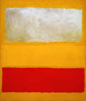 No. 13 (White, Red On Yellow)