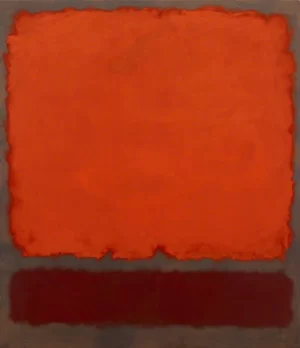 Untitled (Orange, Red And Red), 1962