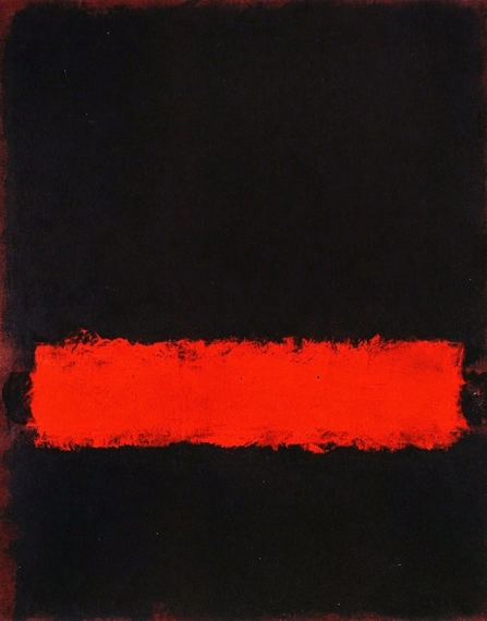 Untitled ( Black Red And Black), 1968