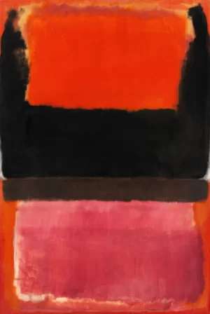 No. 21 (Red, Brown, Black And Orange)