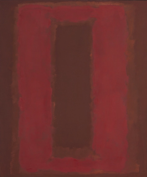 Untitled by Mark Rothko (Inspired by), oil painting reproduction on canvas Untitled