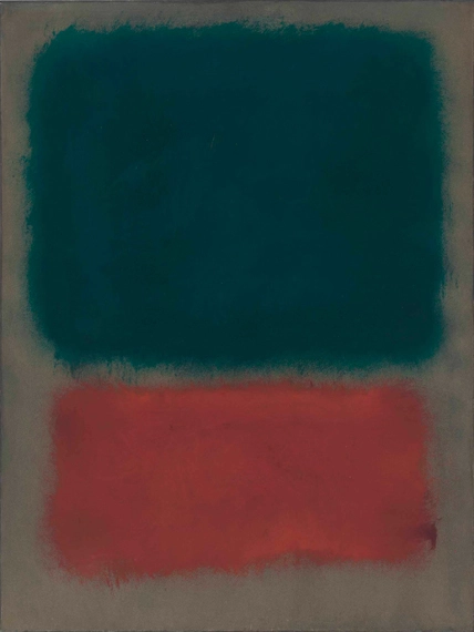 Untitled by Mark Rothko (Inspired by), oil painting reproduction on canvas Untitled
