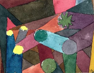 Abstract Garten Dämmerung