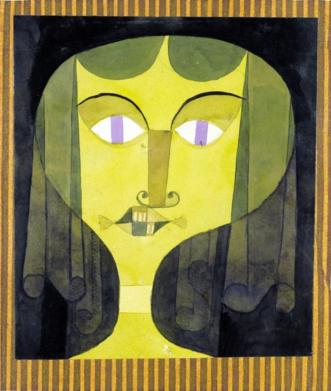 Portrait Of A Violet-Eyed Woman)