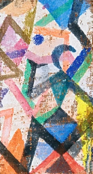 Untitled. Dancer And Crescent Moon)
