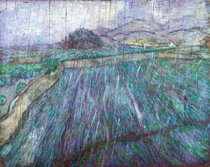 Wheat Field In Rain 1889