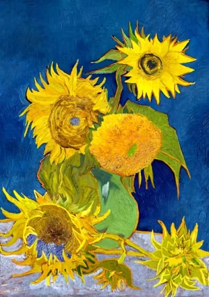 Six Sunflowers