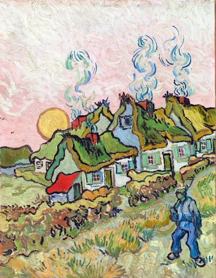 Houses And Figure