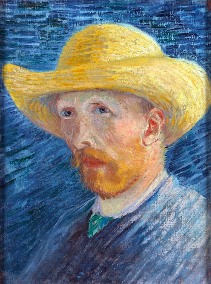 Self-Portrait With Straw Hat 1887