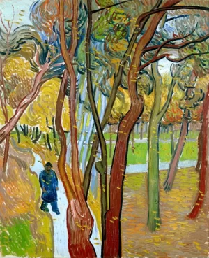 The Garden Of Saint Paul's Hospital (The Fall Of The Leaves) 1889