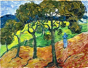 Landscape With Trees And Figures