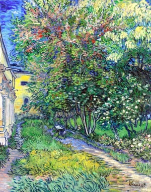 The Garden Of The Asylum At Saint-Rémy