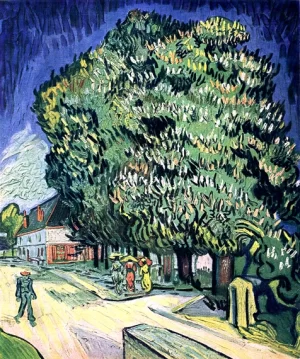 Chestnut Trees In Blossom