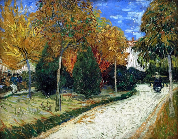 Path In The Park At Arles 1888