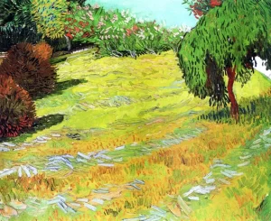 Garden With Weeping Willow