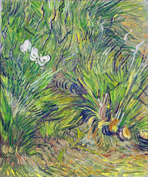 Garden With Butterflies 1889 by Vincent Van Gogh, oil painting reproduction on canvas Garden With Butterflies 1889