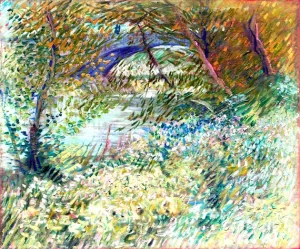 River Bank In Springtime 1887