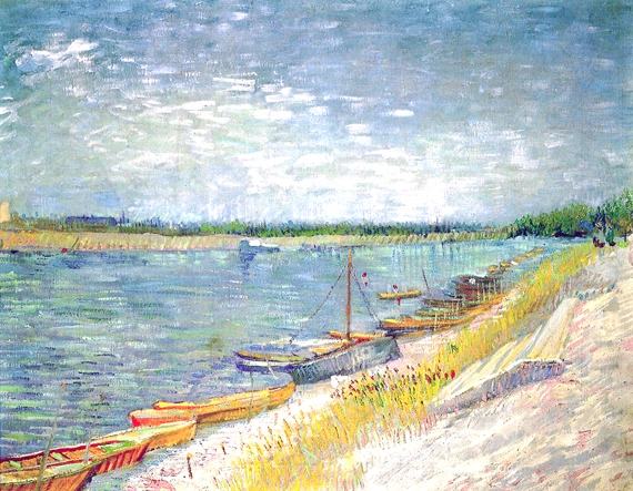 View Of A River With Rowing Boats