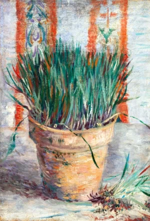 Flowerpot With Garlic Chives