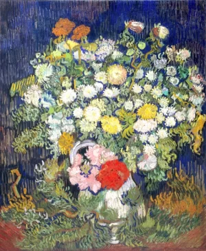 Bouquet Of Flowers In A Vase