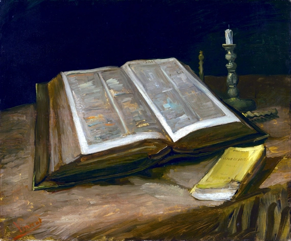Still Life With Bible 1885