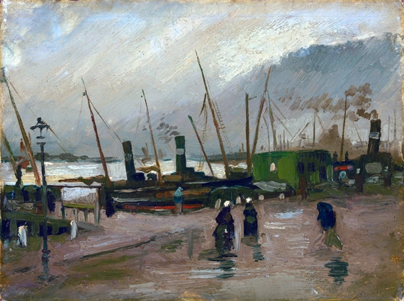 The De Ruijterkade In Amsterdam