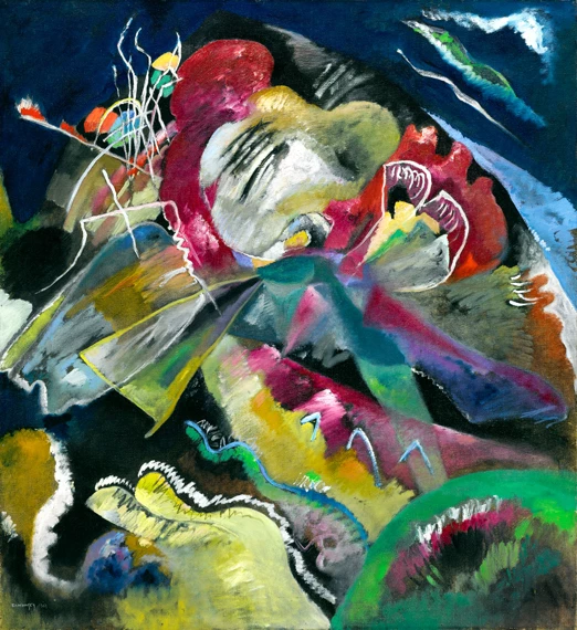 Bild Mit Weissen Linien (Painting With White Lines)