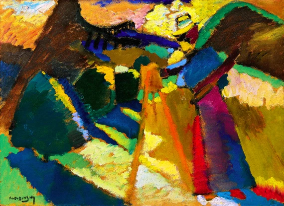 Gabriele Münter Painting Outdoors In Front Of An Easel) by Wassily Kandinsky, oil painting reproduction on canvas Gabriele Münter Painting Outdoors In Front Of An Easel)
