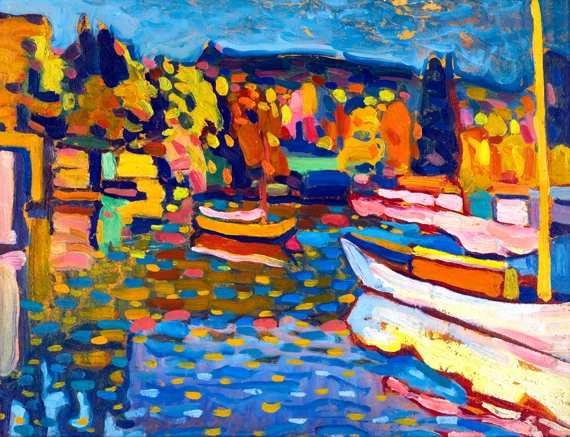 Studie Für Herbstlandschaft Mit Booten (Study For Autumn Landscape With Boats)