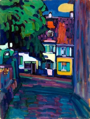 Houses In Murnau On Obermarkt