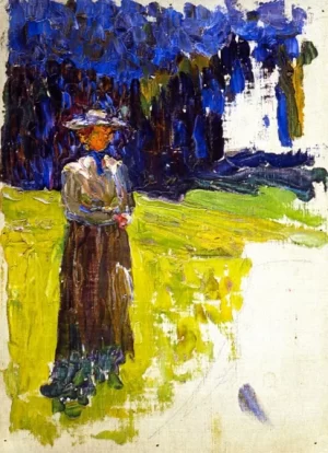 Kochel - Lady Standing By The Forest's Edge