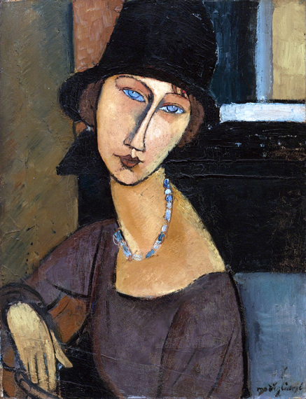 Jeanne Hébuterne (in the hat) 1917
