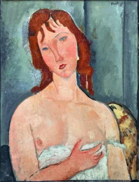 Young Woman, Hand in Bust 1918
