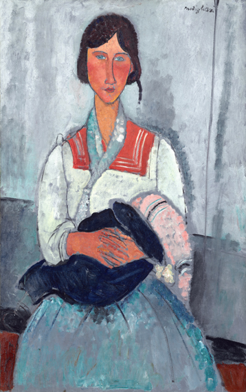 Gypsy woman with Baby 1919