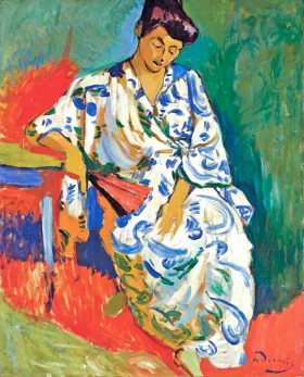 Madame Matisse in a Kimono