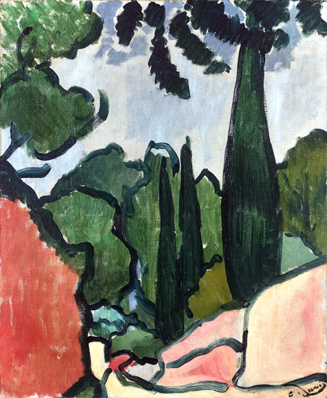 Cyprès à Cassis