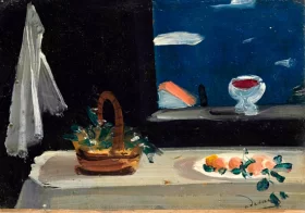 Nature Morte Sur Fond Noir