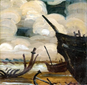 Church at Old Lyme, Connecticut, 1905 Marée basse à Camaret