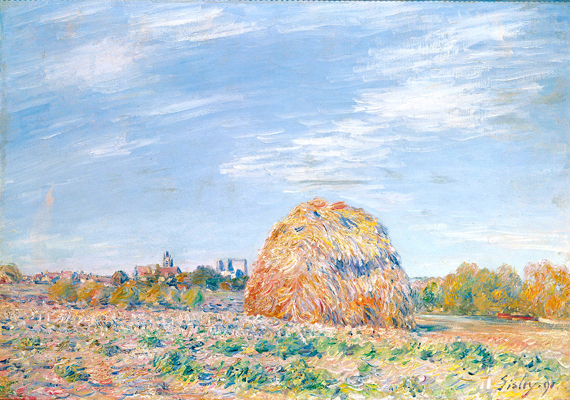 Meule sur les bords du Loing 1890