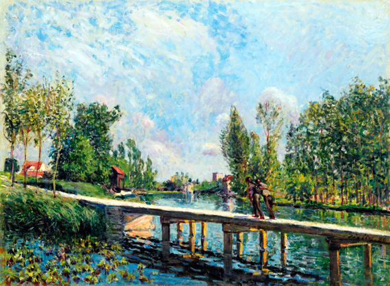 La Passerelle – Chemin de Halage Du Canal Du Loing