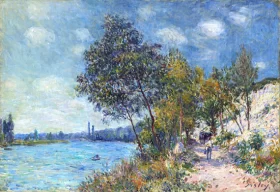 The Stone Quarries at Veneux in the Sun, Morning 1880